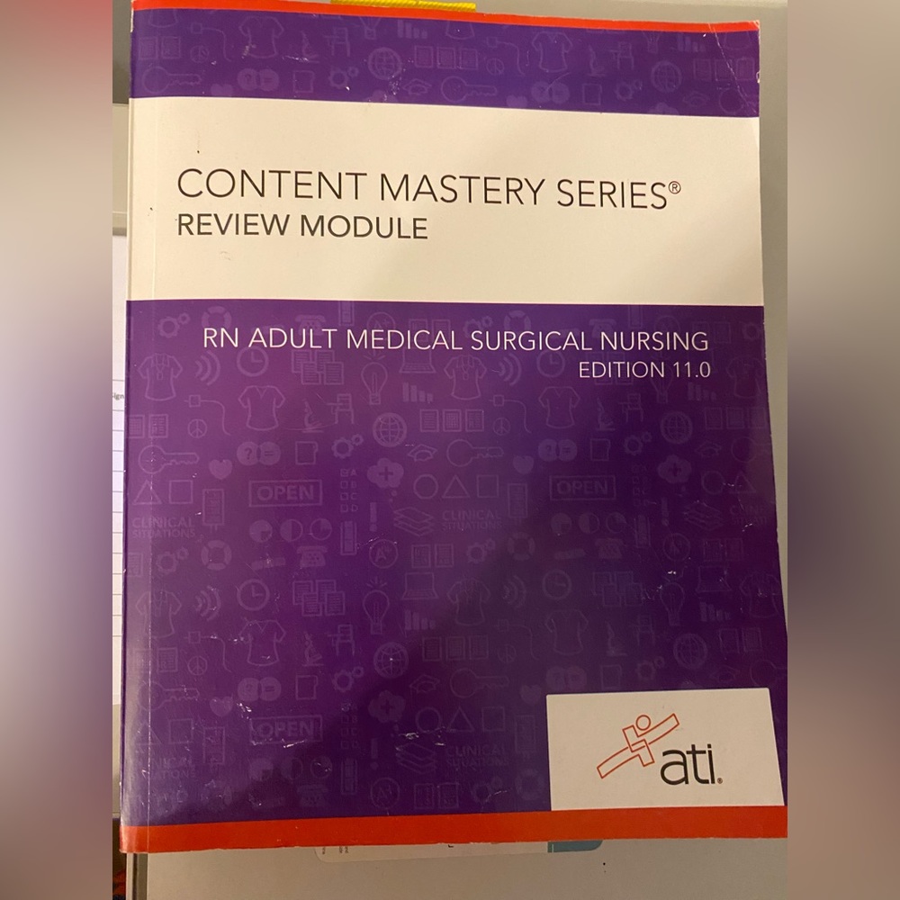 Ati nursing school med surg book nclex